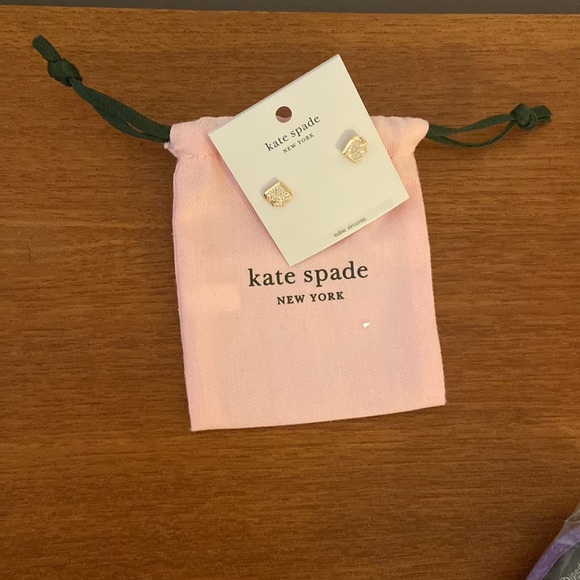 Kate Spade everyday spade rose gold earrings - Picture 3 of 5